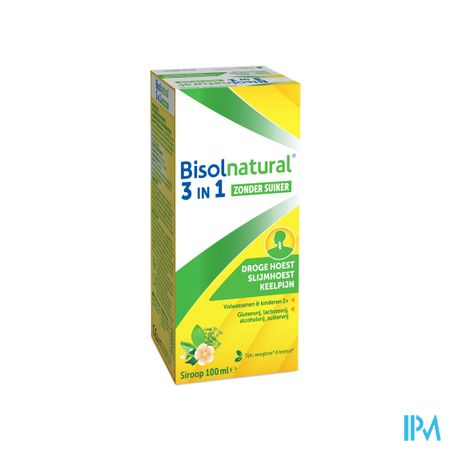 Bisolnatural Siroop Z/suiker 100ml