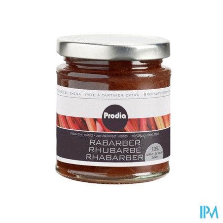Prodia Broodbeleg Extra Rabarb.maltit.215g Revogan