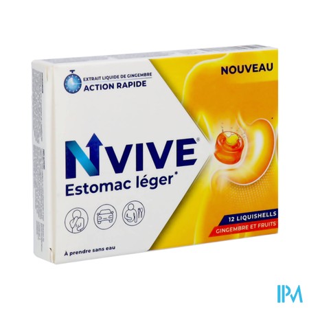 Nvive Estomac Leger Liquishells 12
