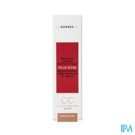Korres Kf Rose Sauvage Creme Cc Eclat Medium 30ml