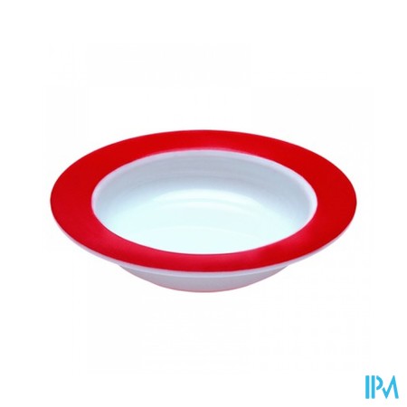 Bord Vital Asym. Melamine 15,5cm Rood Advys