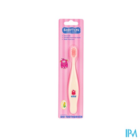 Babyton Bio Tandenborstel Pinky Baby/kids