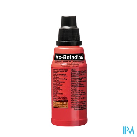 Iso Betadine Germicide Zeep 7,5% 125ml Nf