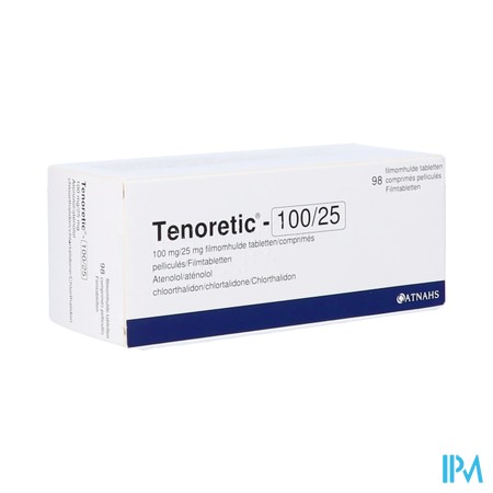 Tenoretic 100mg/25mg Filmomh Tabl 98