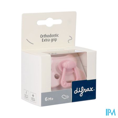 Difrax Fopspeen Dental +6m Pink Opal