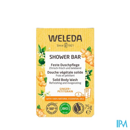 Weleda Shower Bar Gember + Petit Grain 75g
