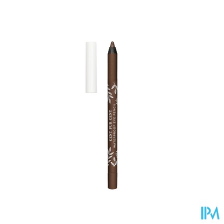 Cent Pur Cent Waterproof Eyepencil Brun Irise 1g