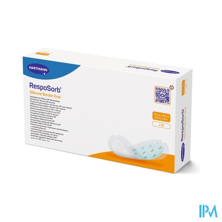 Resposorb Silicone Border Oval 12x23 10 4130091