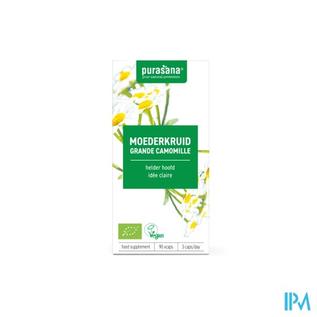 Purasana Moederkruid Bio 360mg V-caps 90