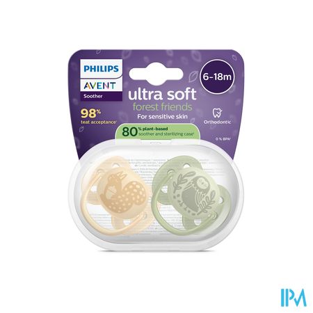 Philips Avent Fopspeen +6m Soft Design 2