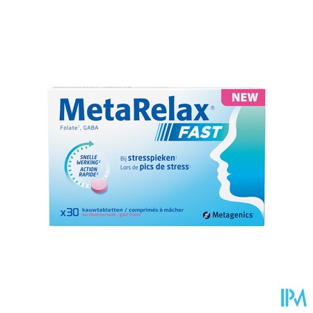Metarelax Fast Kauwtabl 30 Metagenics