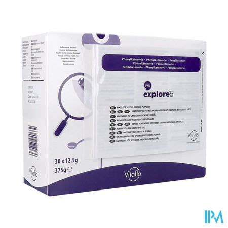 Pku Explore 5 N/gearomatiseerd Pdr Zakje 30x12,5g