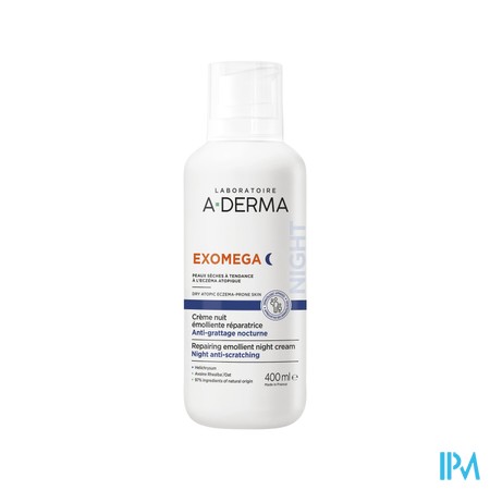 Aderma Exomega Control Herst. Emol. Nacht Cr 400ml