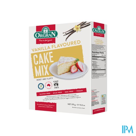 Orgran Mix Vanillecake 375g 4500 Revogan