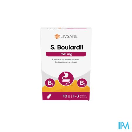 Livsane S. Boulardii 398mg Caps 10