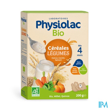 Physiolac Cereales Legumes Bio 200g