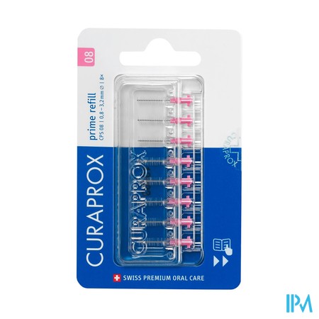 Curaprox Cps 08 Prime Brushes Refill 8
