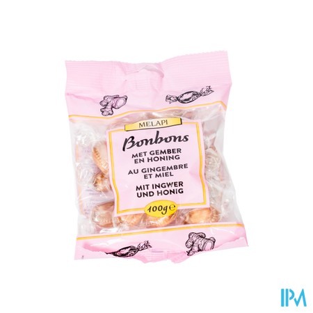 Melapi Bonbons Gember-honing 100g Revogan