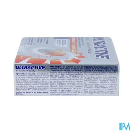 Ultractive Magnesium 630mg Comp 30
