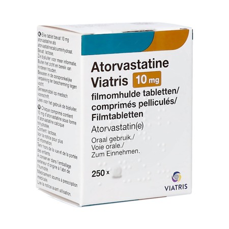 Atorvastatine Viatris 10mg Filmomh Tabl Fl 250 Idd
