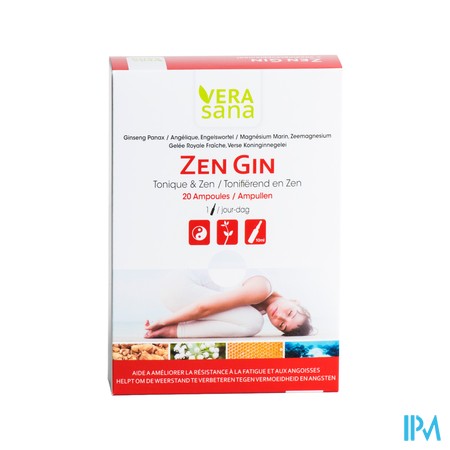 Zen Gin Amp 20x10ml Vera Sana