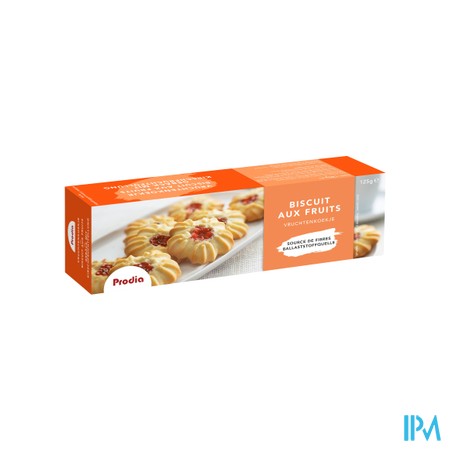 Prodia Biscuit Fruits+edulcorant 125g 6265 Revogan