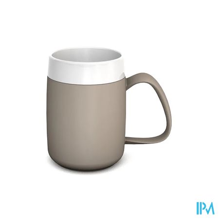 Ornamin Isolerende Beker+1 Handvat 320ml Antraciet