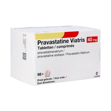 Pravastatine Viatris 40mg Tabl 98