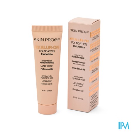 Skinproof Fdt Hyalur-on 03 Peche Peau Sensibl.30ml