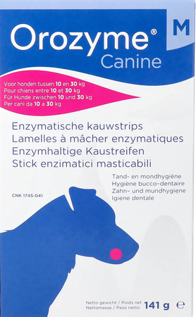 Orozyme Canine M Lamelle Enzym.chien 10-30kg 141g 2