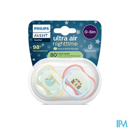 Philips Avent Fopspeen +0m Air Night Mix 2