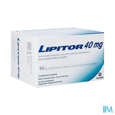 Lipitor 40mg Tabl 84