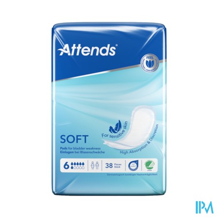 Attends Soft 6 Inleg Anatom. 1x38