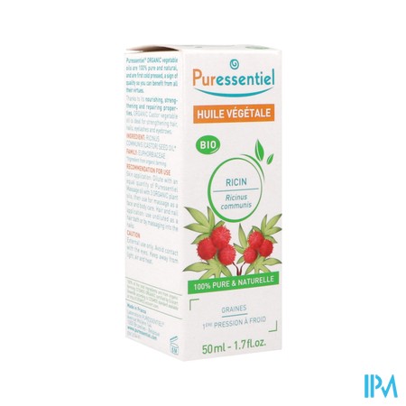 Puressentiel Huile Vegetale Bio Ricin 50ml