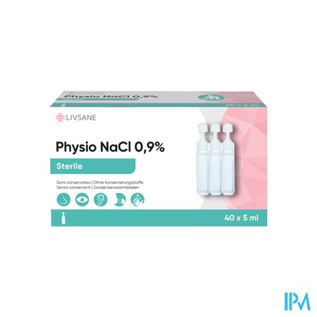 Livsane Nasal Physio Nacl 0,9% 40x5ml