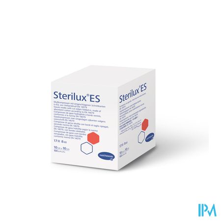 Sterilux Es 5x5cm 8pl.nst. 100 P/s