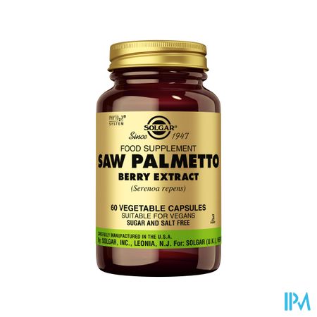 Saw Palmetto Berry Extract (zaagpalm) V-caps 60