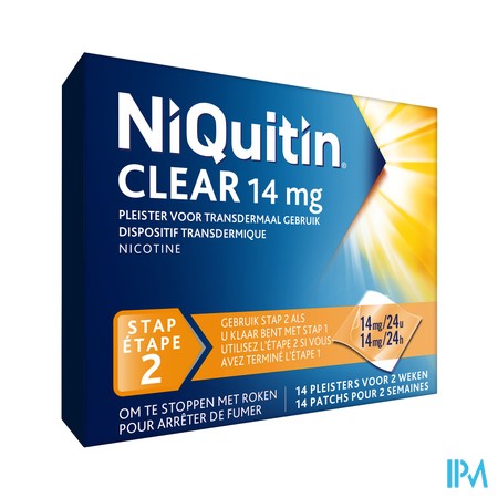 Niquitin Clear Patches 14 X 14mg