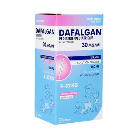 Dafalgan Pediatrie 30mg/ml Siroop 150ml