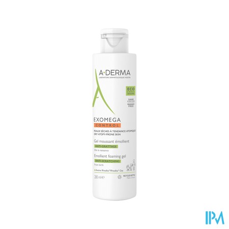 Aderma Exomega Control Gel Moussant Emolient 200ml