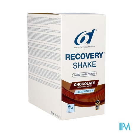 6d Recovery Shake Chocolate 6x85g