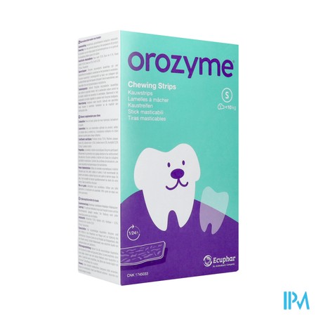 Orozyme Canine S Kauwstrips Enzym.hond <10kg 224g