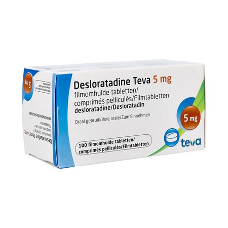 Desloratadine Teva 5mg Filmomh Tabl 100 X 5mg
