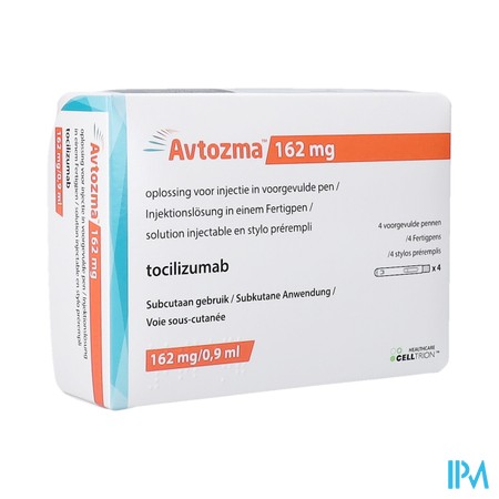 Avtozma 162mg Opl Inj Voorgevulde Pen 4