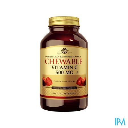 Solgar Chewable Vitamin C 500mg Kauwtabl 90