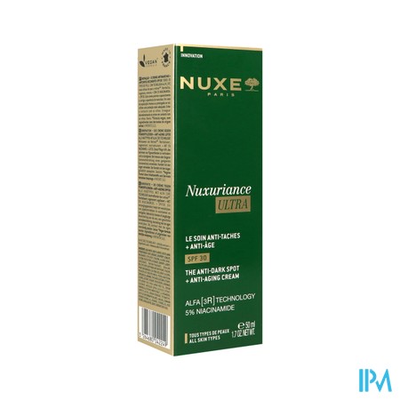 Nuxe Nuxuriance Ultra Soin A/taches Spf30 50ml