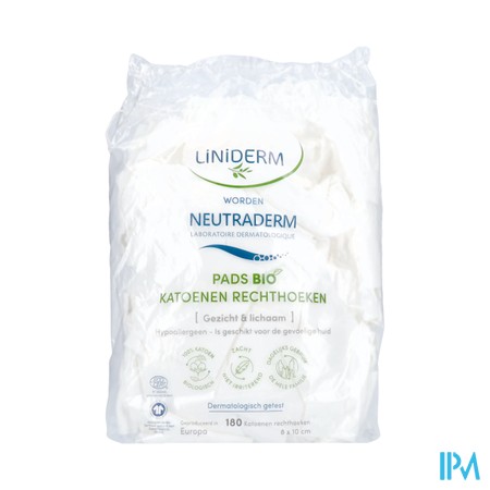 Neutraderm Pads Bio Katoenen Rechthoeken 180