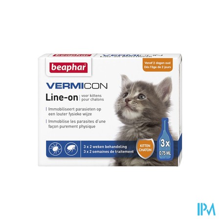 Beaphar Vermicon Line-on Kitten 3x0,75ml