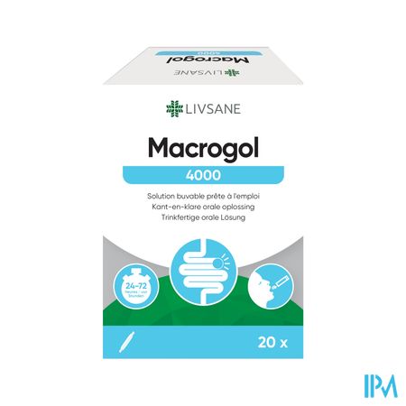 Livsane Macrogol 4000 10g Zakjes Unidoses 20x20ml