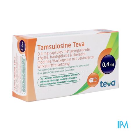 Tamsulosine Teva Caps 30 X 0,4mg